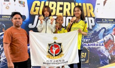 Atlet Teokwondo Dojang Bhayangkara Polres Rote Ndao Torehkan Medali Emas Kerjurnas Gubernur Jateng Cup 2026