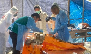 Polres Rote Ndao Lakukan Ekshumasi Jenazah JA  di Desa Kuli  Untuk Kepentingan Penyidikan