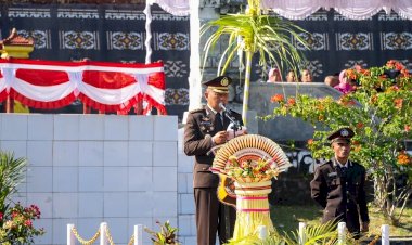 Hari Bhayangkara ke-80, Kapolres Rote Ndao Sebagai Inspektur Upacara