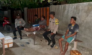 Patroli Malam Polsek Rote Barat Daya, Perkuat Sinergi Cegah Gangguan Keamanan