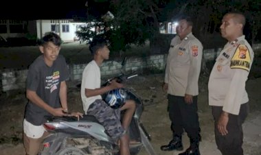 Patroli Malam Polsek Rote Tengah, Langkah Efektif Tekan Potensi Tindak Pidana