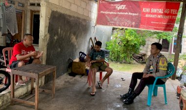 Bhabinkamtibmas Polsek Rote Selatan Sambangi Warga, Jaga Kemitraan Wujudkan Kamtibmas Kondusif