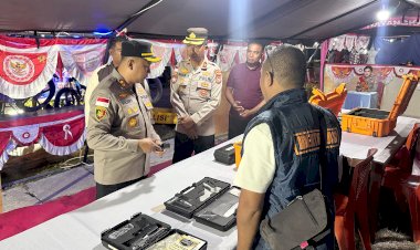 Kapolres Rote Ndao Cek Kesiapan Stand Polres Pada Pameran Pembangunan dan Expo UMKM 2026