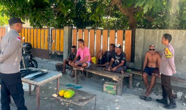KRYD Polsek Rote Barat Daya, Ajak Warga Jaga Kamtibmas Tetap Kondusif