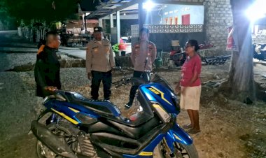 Polsek Rote Barat Daya Tingkatkan Patroli Malam Untuk Jaga Keamanan dan Kenyamanan Masyarakat