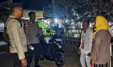 KRYD Polsek Rote Barat Daya Malam Hari, Antisipasi Potensi Gangguan Keamanan