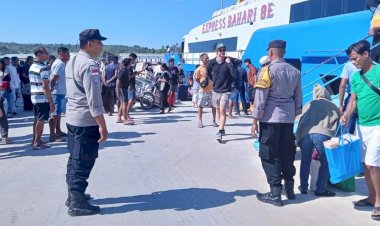 Polsek Lobalain Lakukan Pengamanan dan Patroli Dialogis, Pastikan Masyarakat Merasa Aman