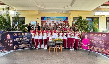 HUT Polwan ke-78, Polres Rote Ndao Gelar Syukuran