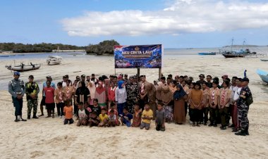 Aksi Bersih Pantai TNI-Polri, Ciptakan Lingkungan Yang Sehat dan Asri
