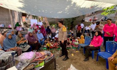 Ibu Ketua Umum Bhayangkari Terus Salurkan Bantuan Utama untuk Korban Gempa di Ende, Banyak dapat Apresiasi dari Warga