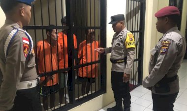 Pengecekan Ruang Tahanan Dini Hari, Cegah Hal yang Tidak Diinginkan