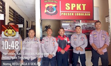 Piket Jaga Mako Polsek Lobalain Siaga 1x 24 Jam, Pastikan Mako Aman dan Pelayanan Masyarakat Optimal