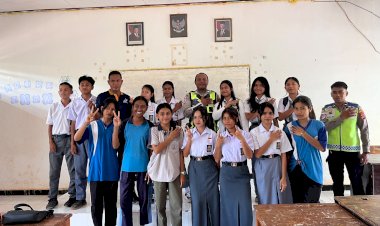 Police Go to School, Sat Lantas Polres Rote Ndao Bentuk Pelajar Yang Taat Berlalu lintas
