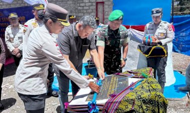Atasi Solusi Air Bersih di Perbatasan, Kapolda NTT Bangun Sumur Bor untuk 203 KK di Desa Oelami TTU