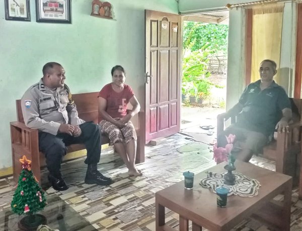 Bhabinkamtibmas Polsek Pantaibaru Sambangi Warga Binaan Wujud Polri Untuk Masyarakat