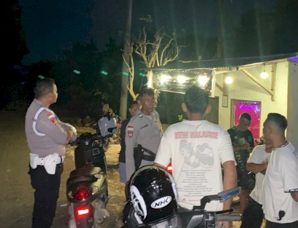 Patroli Malam Polsek Rote Selatan, Langkah Proaktif Polri Jaga Keamanan Lingkungan