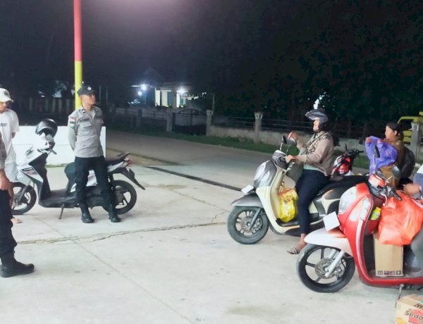 Patroli  Ronda Presisi Polsek Rote Barat Laut, Upaya Untuk Jaga Kamtibmas Tetap Kondusif