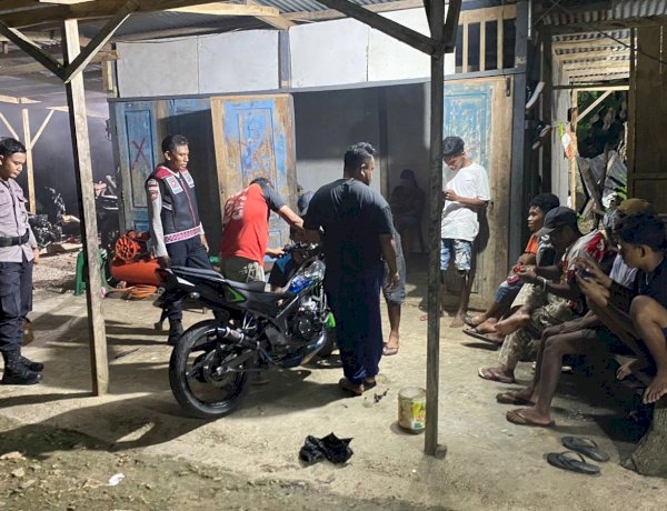 Polsek Rote Selatan Gelar Patroli Malam,  Jaga Kamtibmas Tetap Kondusif