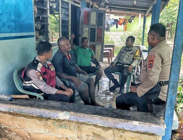 Polsek Rote Tengah Lakukan Patroli Dialogis, Ciptakan Rasa Aman Bagi Warga