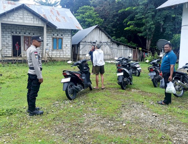 K2YD Polsek Rote Barat Laut Untuk Monitoring Kegiatan Masyarakat