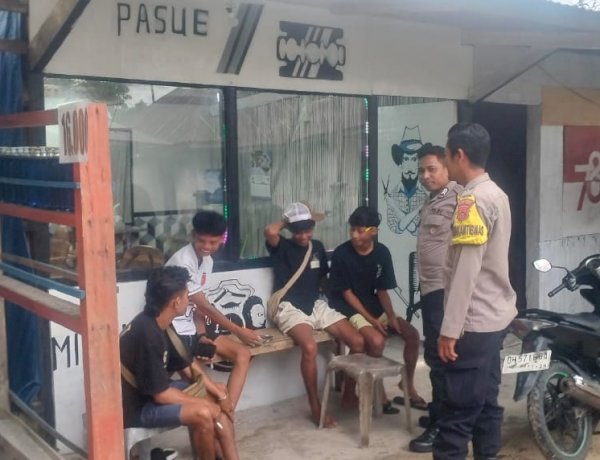 Patroli Dialogis Polsek Lobalain, Hadir dan Sapa Masyarakat Demi Harkamtibmas