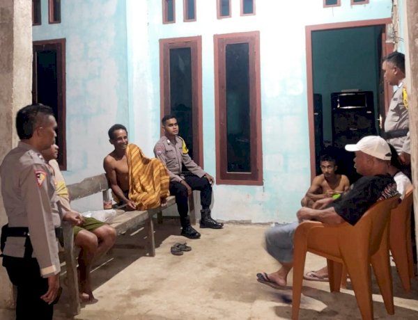 Polsek Rote Barat Laut Gelar Patroli Ronda Presisi, Monitoring Aktifitas Masyarakat dan Antisipasi Gangguan Kamtibmas