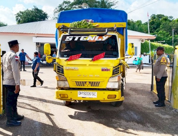 Jamin Keamanan Pengguna Jasa Transportasi Laut, Polsek Pantaibaru Tingkatkan Pengamanan Diarea Pelabuhan