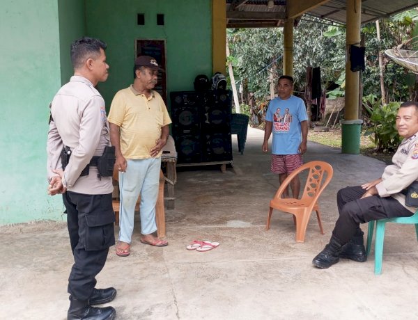 Polsek Rote Barat Laut Sambangi Warga Bentuk Proaktif Polri Jaga Keamanan Lingkungan