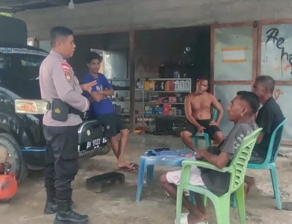 Kegiatan Preemtif Bhabinkamtibmas Polsek Pantaibaru Bersama Warga Binaan