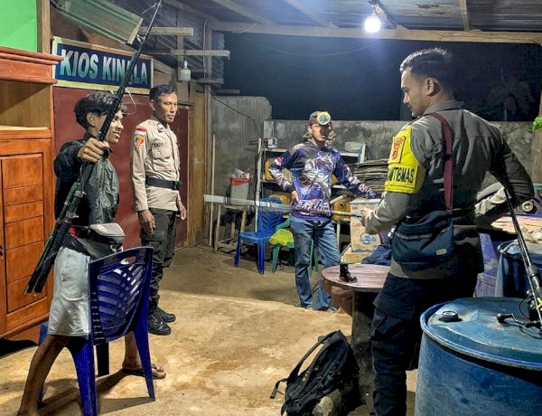 Polsek Rote Selatan Intesifkan Patroli Malam, Jaga Kamtibmas dan Pastikan Masyarakat Aman