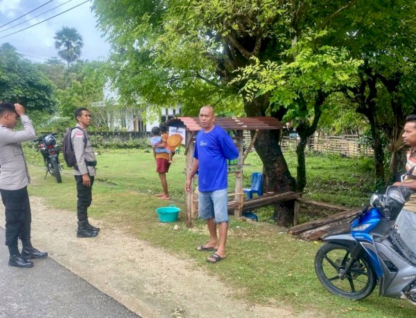 Polsek Rote Tengah Gelar Patroli Dialogis Untuk Jaga Kamtibmas Tetap Kondusif