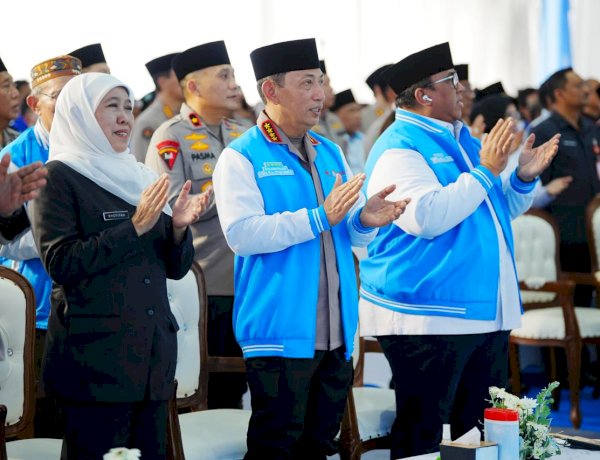 Silaturahmi Ramadhan Bareng KSPSI di Jatim, Kapolri Ajak Buruh Bersatu Dukung Upaya Perdamaian Presiden
