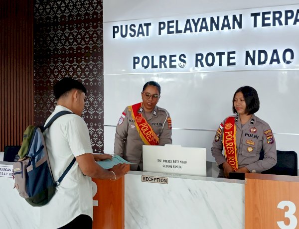 Gedung Pelayanan Publik Polres Rote Ndao, Mengintegrasikan  Layanan Publik Kepolisian