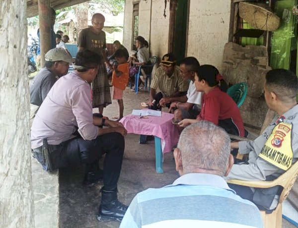 Problem Solving Bhabinkamtibmas Polsek Rote Tengah dan Polsek Lobalain Atas Permasalahan Warga Binaan.