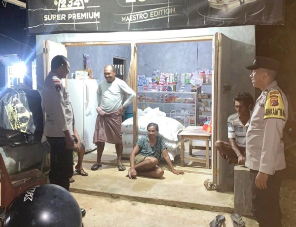 Patroli Malam Polsek Rote Tengah, Jamin Kamtibmas Tetap Kondusif dan Cegah Potensi Tindak Pidana