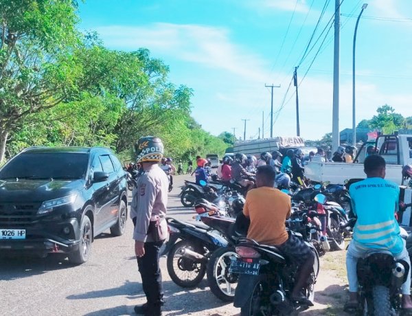 Polsek Rote Barat Laut Tingkatkan Pengamanan Diarea SPBU Longgo