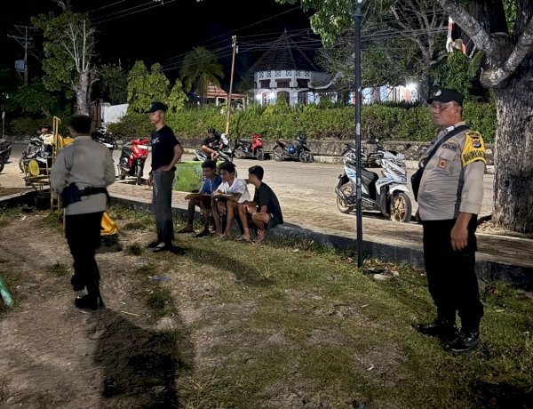 Cegah Kriminalitas, Personel Polsek Lobalain Lakukan Patroli Diarea Pameran Expo UMKM 2026