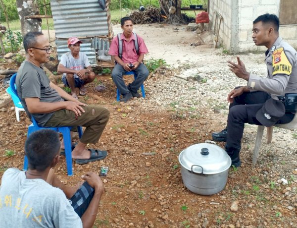 Upaya Preemtif Bhabinkamtibmas Polsek Lobalain  Bersama Warga Binaan