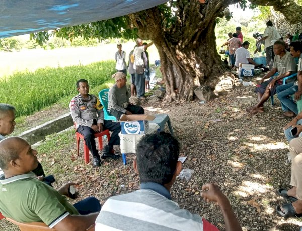 Ciptakan Kamtibmas Kondusif, Bhabinkamtibmas Polsek Rote Tengah Terus Tingkatkan Kegiatan Kepolisian