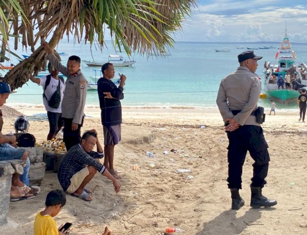 Polsek Rote Barat Monitoring Angkutan Penumpang Menuju Pulau Ndao