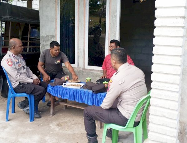 Patroli Dialogis Polsek Rote Barat Daya, Tetap Humanis Untuk Jaga Kamtibmas Tetap Kondusif