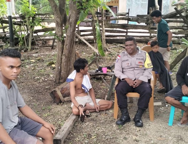 Kegiatan Preemtif Bhabinkamtibmas Polsek Rote Selatan, Wujudkan Rasa Aman Bagi Warga Binaan