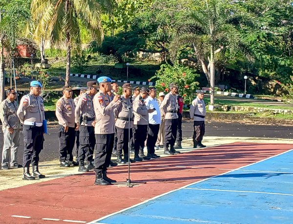 Jaga Citra Polri, Propam Polres Rote Ndao Lakukan Gartiplin