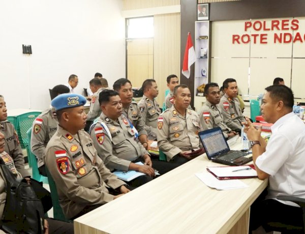 Audit Kinerja Tahap I Itwasda Polda NTT di Polres Rote Ndao, Pastikan Aspek Perencanaan dan Pengorganisasian Kinerja Berjalan Baik