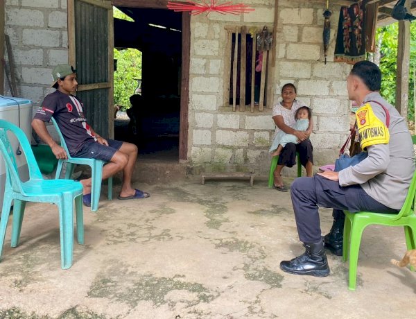 Door to Door System, Bhabinkamtibmas Polsek Rote Selatan Bersama Warga Binaan