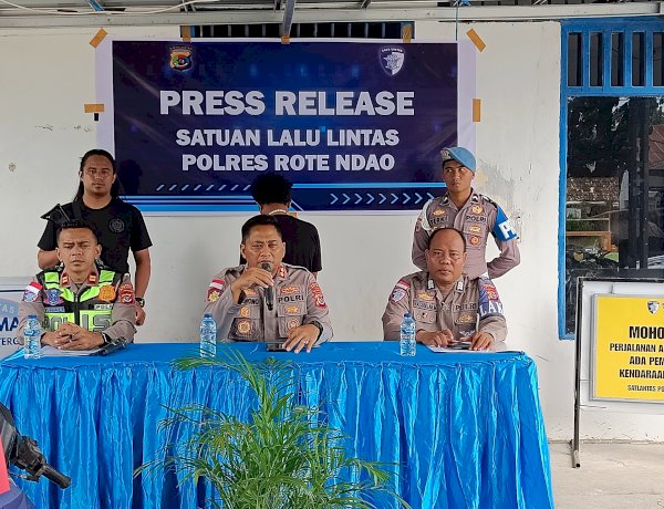 Kapolres Rote Ndao : Perkara Lakalantas Yang Menyebabkan Korban Meninggal Dunia Akan Diproses Sesuai Hukum Yang Berlaku
