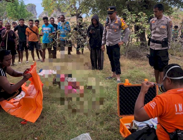Sesosok Mayat Ditemukan di Pantai Ingguhun, Polsek Lobalain Lakukan Penyelidikan