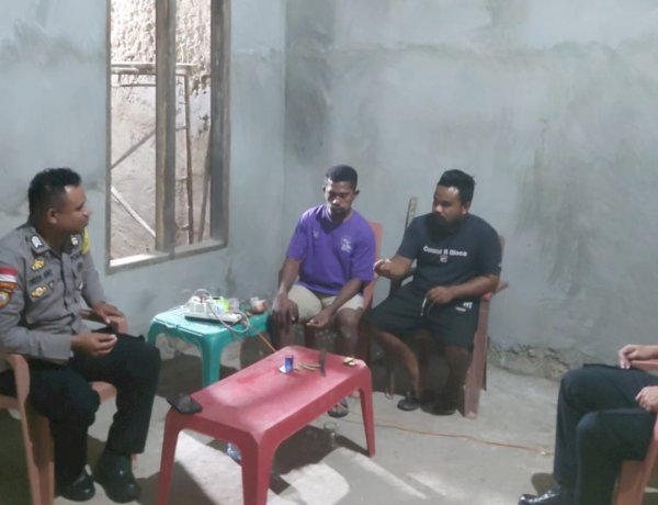 Kegiatan Sambang Bhabinkamtibmas Polsek Rote Selatan Memudahkan Layanan Kamtibmas Bagi Masyarakat