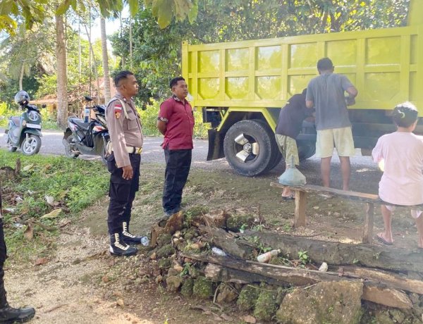 Polsek Rote Selatan Lakukan Monitoring Aktifitas Masyarakat, Pastikan Kamtibmas Tetap Komdusif
