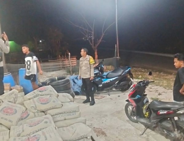 Polsek Rote Tengah Lakukan Patroli Malam, Langkah Efektif Cegah Potensi Tindak Pidana